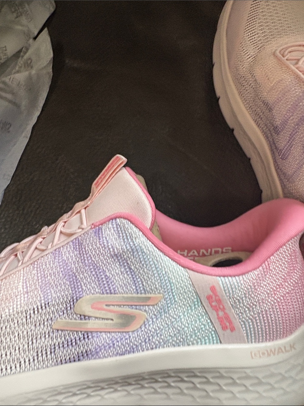 Sketchers women’s hands free memory foam pink multi sneakers - Picture 8 of 8